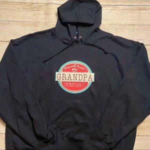 Grandpa Premium Quality Tab Men's Hoodie